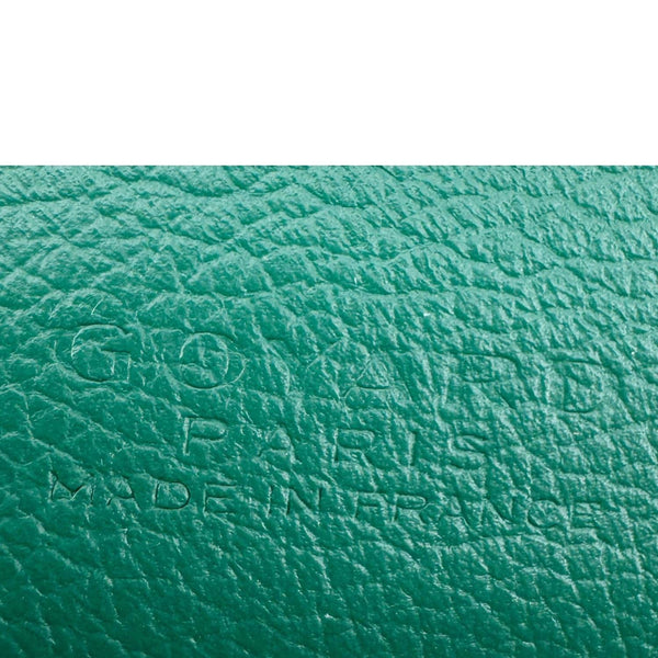 GOYARD Saint Louis PM Chevron Print Canvas Tote Bag Green