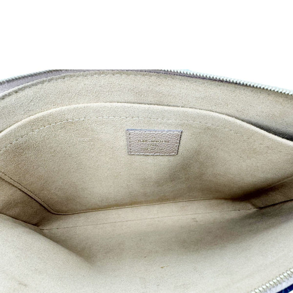 LOUIS VUITTON Daily Pouch Monogram Canvas Clutch Brown