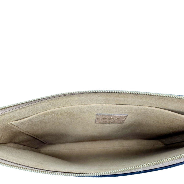 LOUIS VUITTON Daily Pouch Monogram Canvas Clutch Brown