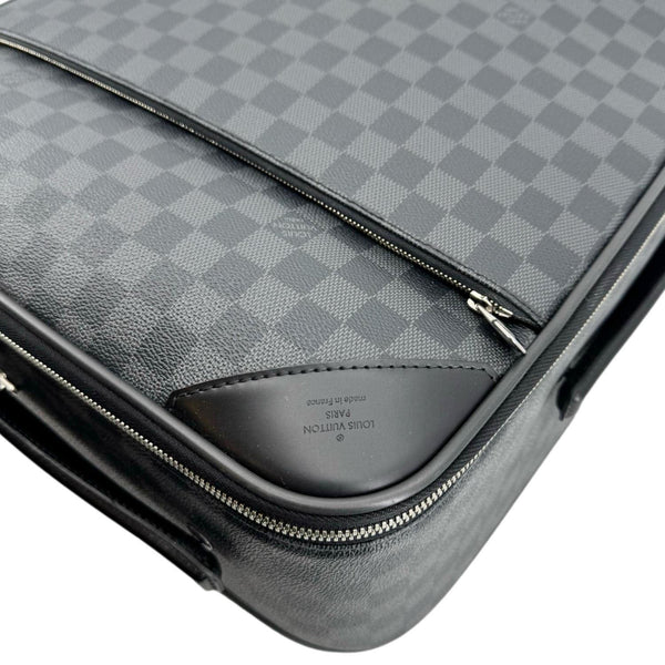 LOUIS VUITTON Pegase 55 Damier Graphite Business Suitcase Travel Bag Black