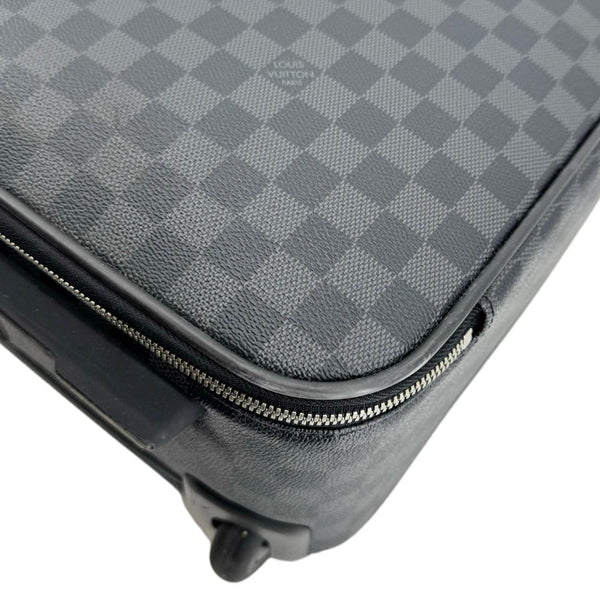 LOUIS VUITTON Pegase 55 Damier Graphite Business Suitcase Travel Bag Black