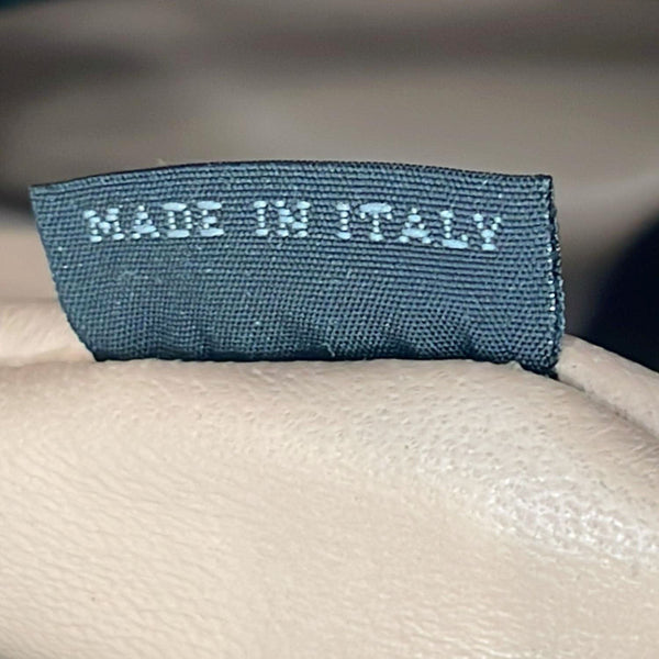 PRADA Frame Saffiano Leather Top Handle Bag Black