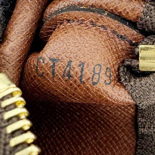 LOUIS VUITTON Key Coin Pouch Monogram Canvas Brown