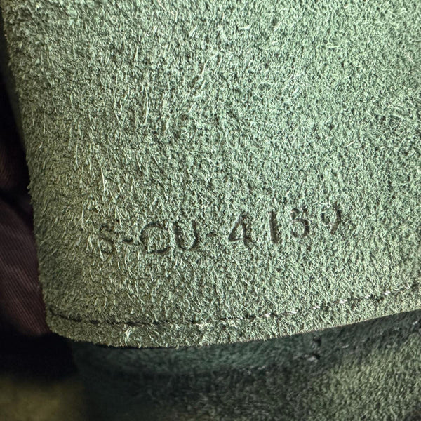 CELINE Micro Belt Grained Leather Shoulder Bag Green