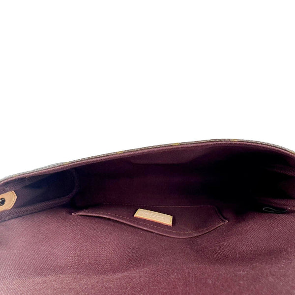 LOUIS VUITTON Favorite MM Monogram Canvas Shoulder Bag Brown