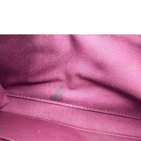 LOUIS VUITTON Sunset Boulevard Monogram Vernis Shoulder Bag Dark Purple