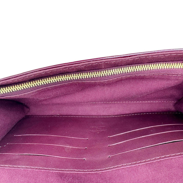 LOUIS VUITTON Sunset Boulevard Monogram Vernis Shoulder Bag Dark Purple