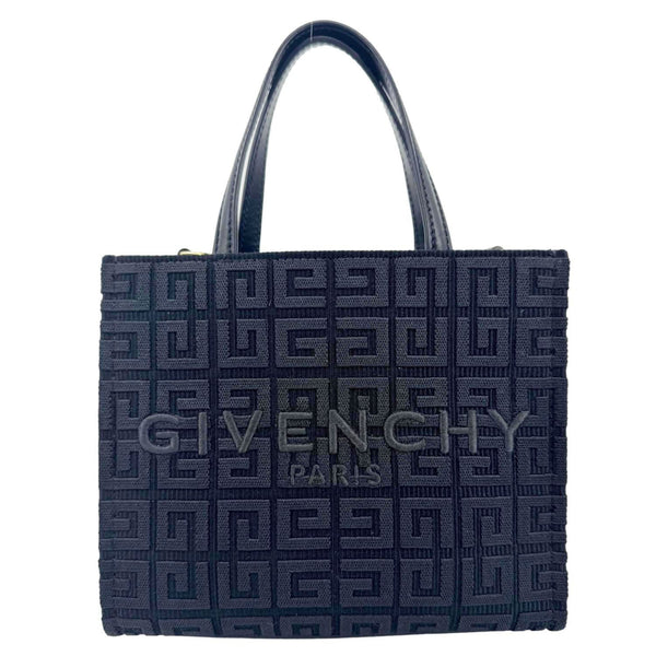 GIVENCHY Mini 4G Canvas Tote shopping Bag Black