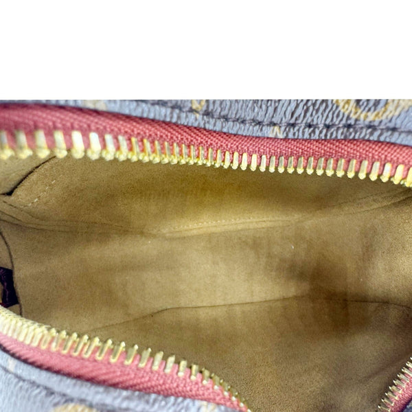 LOUIS VUITTON Petite Boite Chapeau Monogram Canvas Shoulder Bag Brown