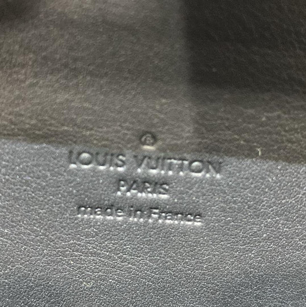 LOUIS VUITTON Clutch Box Monogram Macassar Canvas Crossbody Bag Brown