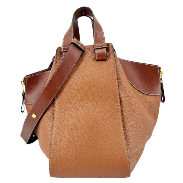 LOEWE Hammock Calfskin Leather Shoulder Bag Brown