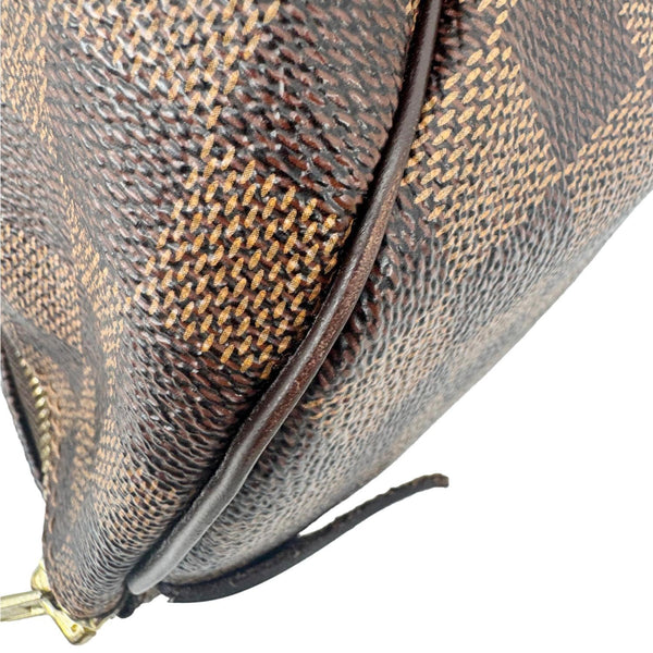 LOUIS VUITTON Speedy 30 Damier Ebene Satchel Bag Brown