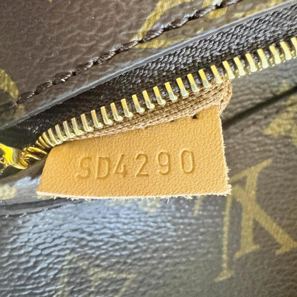 LOUIS VUITTON Montsouris PM Monogram Canvas Backpack Brown