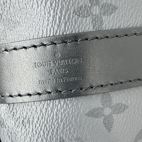 LOUIS VUITTON Keepall 25 Bandouliere Monogram Eclipse Reverse Canvas Satchel Bag Black