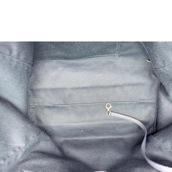 CHANEL Deauville Tweed Shopping Tote Bag Blue