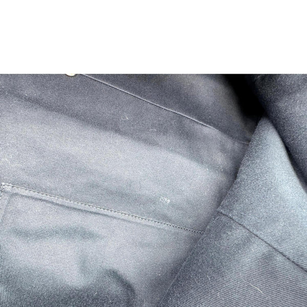 CHANEL Deauville Tweed Shopping Tote Bag Blue