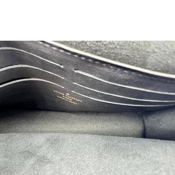 LOUIS VUITTON Vavin PM Damier Ebene Chain Crossbody Bag Black