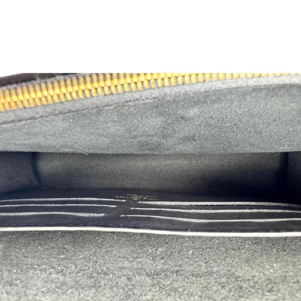 LOUIS VUITTON Vavin PM Damier Ebene Chain Crossbody Bag Black