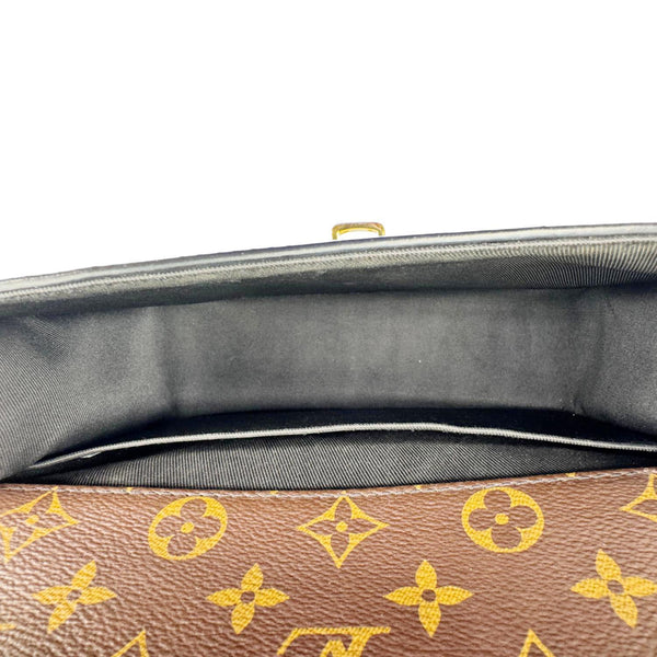 LOUIS VUITTON Cherrywood BB Vernis Leather Crossbody Bag Black