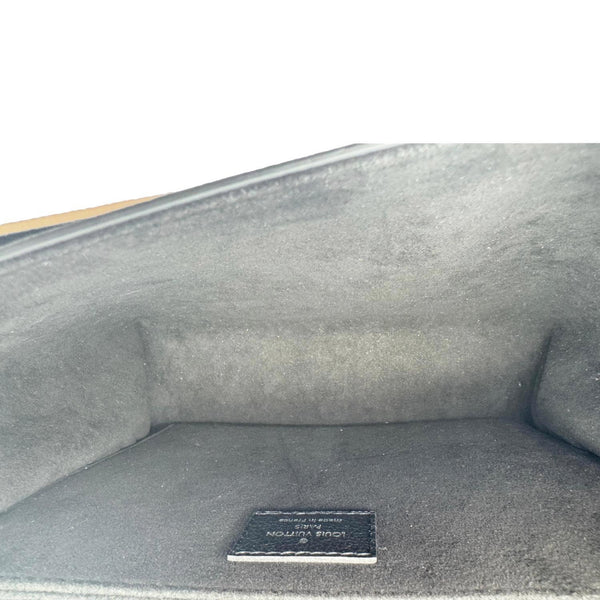 LOUIS VUITTON Mylockme Soft Calfskin Leather Top Handle Shoulder Bag Creme