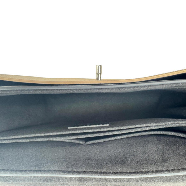 LOUIS VUITTON Mylockme Soft Calfskin Leather Top Handle Shoulder Bag Creme