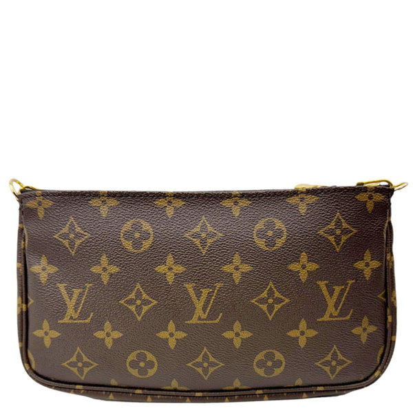 LOUIS VUITTON Multi Pochette Accessoires Monogram Canvas Crossbody Bag Brown