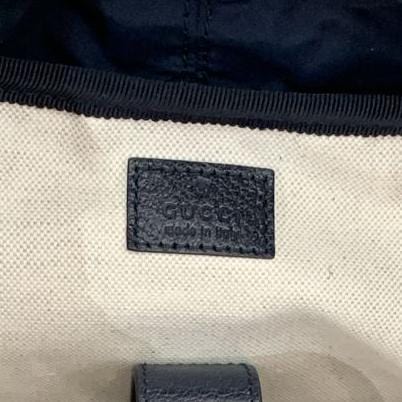 GUCCI Ophidia Medium GG Supreme Canvas Backpack Navy Blue 598140