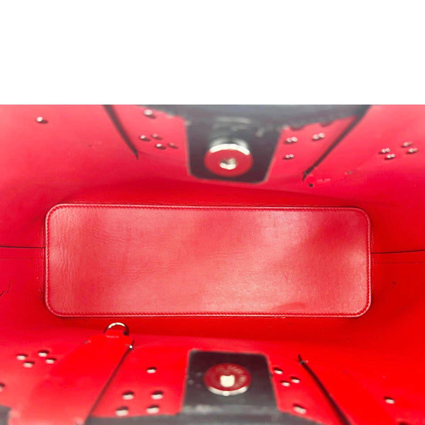 CHRISTIAN LOUBOUTIN Cabata Stud-Embellished Leather Tote Bag Black