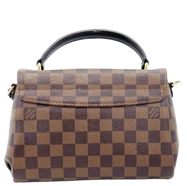 LOUIS VUITTON Croisette Damier Ebene Crossbody Bag Brown