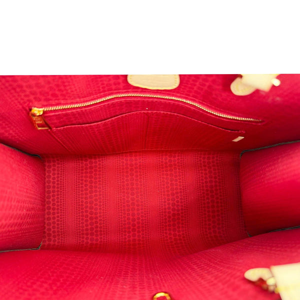 LOUIS VUITTON x Yayoi Kusama Onthego MM Monogram Canvas Shoulder Bag Brown