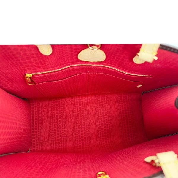 LOUIS VUITTON x Yayoi Kusama Onthego MM Monogram Canvas Shoulder Bag Brown