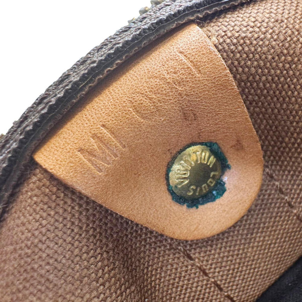 LOUIS VUITTON Keepall 60 Monogram Canvas Travel Bag Brown