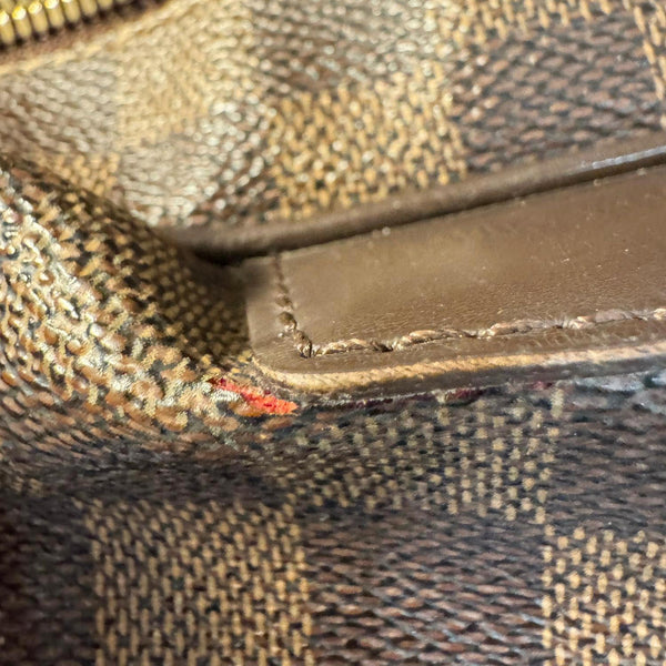 LOUIS VUITTON Rivington Damier Ebene Shoulder Bag Brown