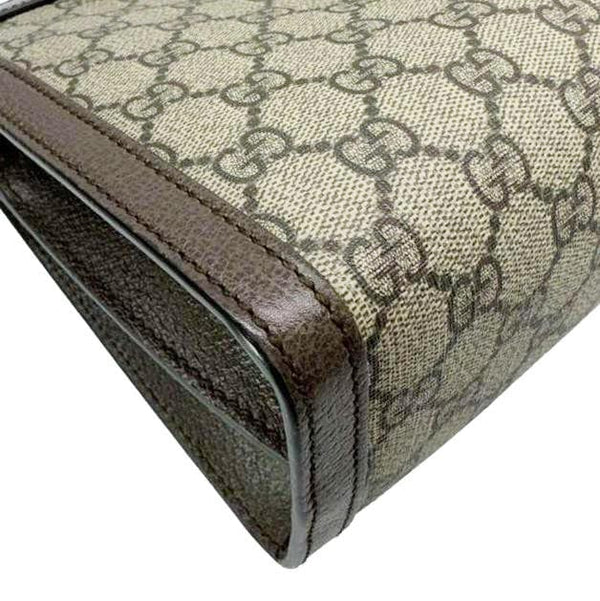 GUCCI Ophidia Medium GG Supreme Canvas Shoulder Bag Beige 503876