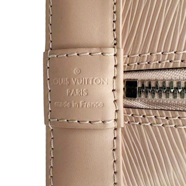 LOUIS VUITTON Alma PM Epi Leather Satchel Bag Pink