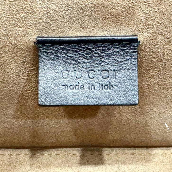 GUCCI Padlock GG Supreme Top Handle Shoulder Bag Beige 603221