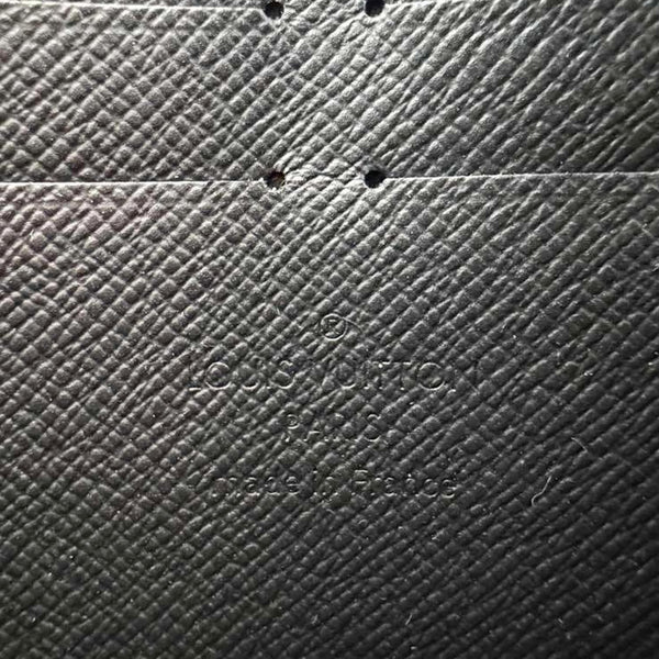 LOUIS VUITTON S-Lock A4 Monogram Macassar Pouch Black