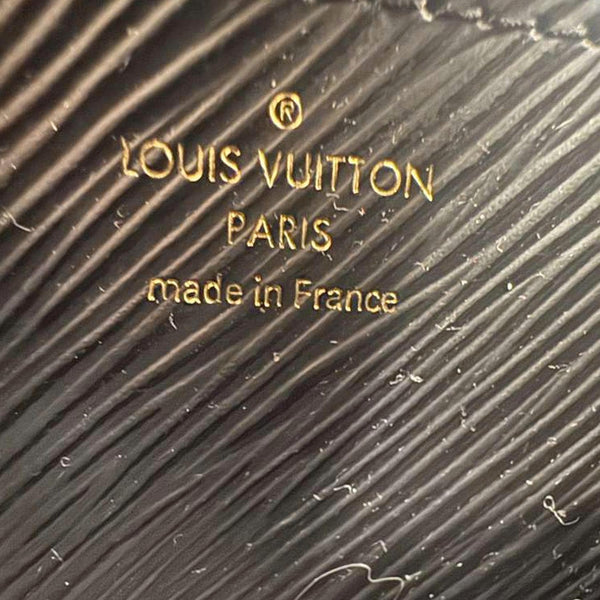 LOUIS VUITTON Twist MM Love Lock Epi Leather Crossbody Bag Black