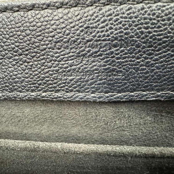 LOUIS VUITTON Very Chain Monogram Leather Chain Crossbody Bag Black