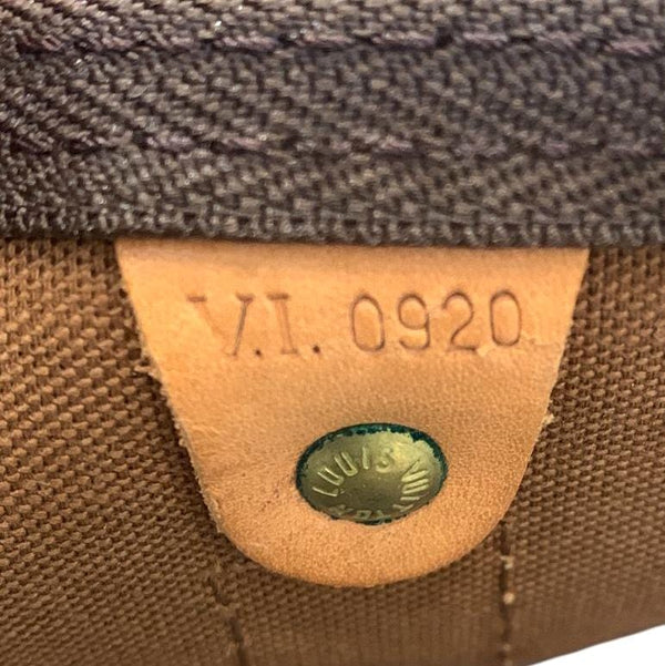 LOUIS VUITTON Keepall 45 Monogram Canvas Travel Bag Brown