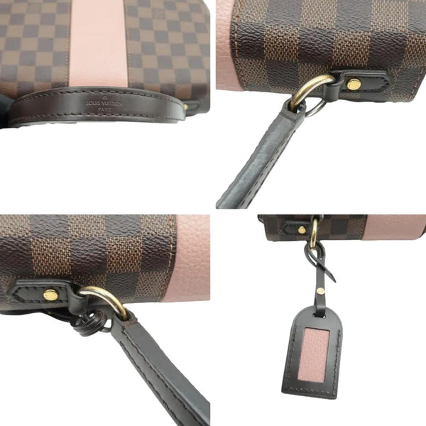 LOUIS VUITTON Bond Street BB Damier Ebene Crossbody Bag Magnolia