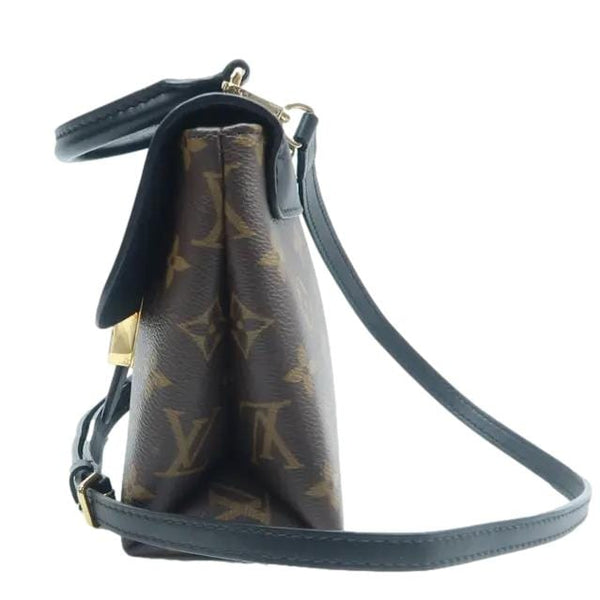LOUIS VUITTON Locky BB Monogram Elegance in Brown/Black with right side view