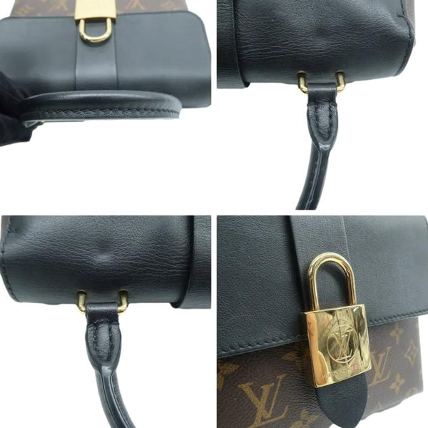 LOUIS VUITTON Locky BB Monogram Elegance in Brown/Black with strips