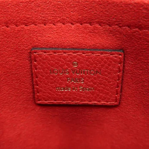 LOUIS VUITTON Saint Placide Monogram Canvas Crossbody Bag Cerise