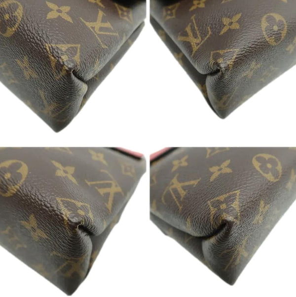 LOUIS VUITTON Saint Placide Monogram Canvas Crossbody Bag Cerise
