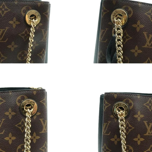 LOUIS VUITTON Surene MM Monogram Canvas Shoulder Bag Black