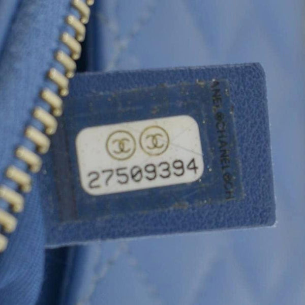 CHANEL Bi Classic Quilted Lambskin Leather Waist Bag Blue