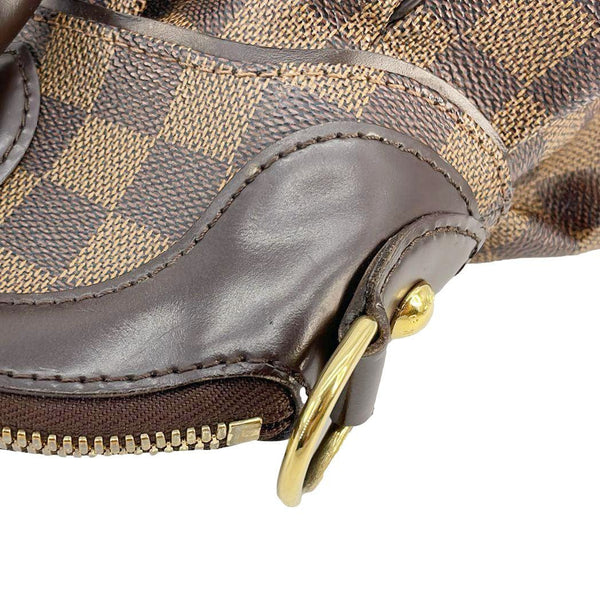 LOUIS VUITTON Trevi PM Damier Ebene Satchel Bag Brown