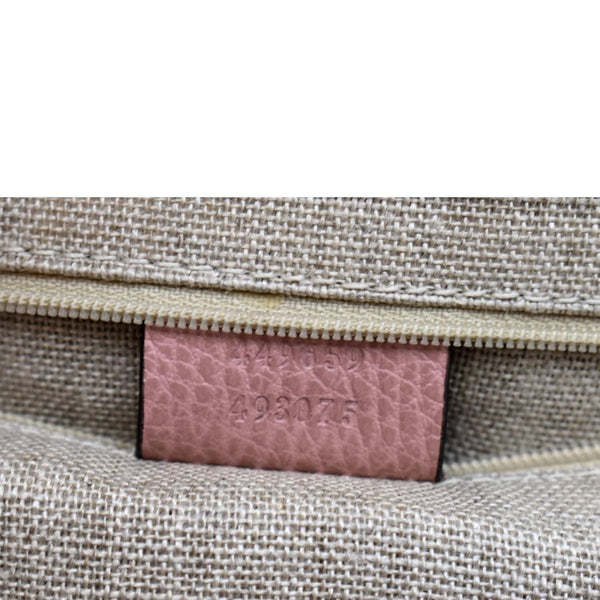 GUCCI 2-Way Leather Tote Shoulder Bag Pink 449659