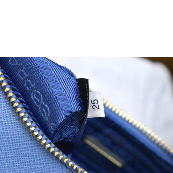 PRADA Re-Edition 2005 Saffiano Leather Shoulder Bag Blue